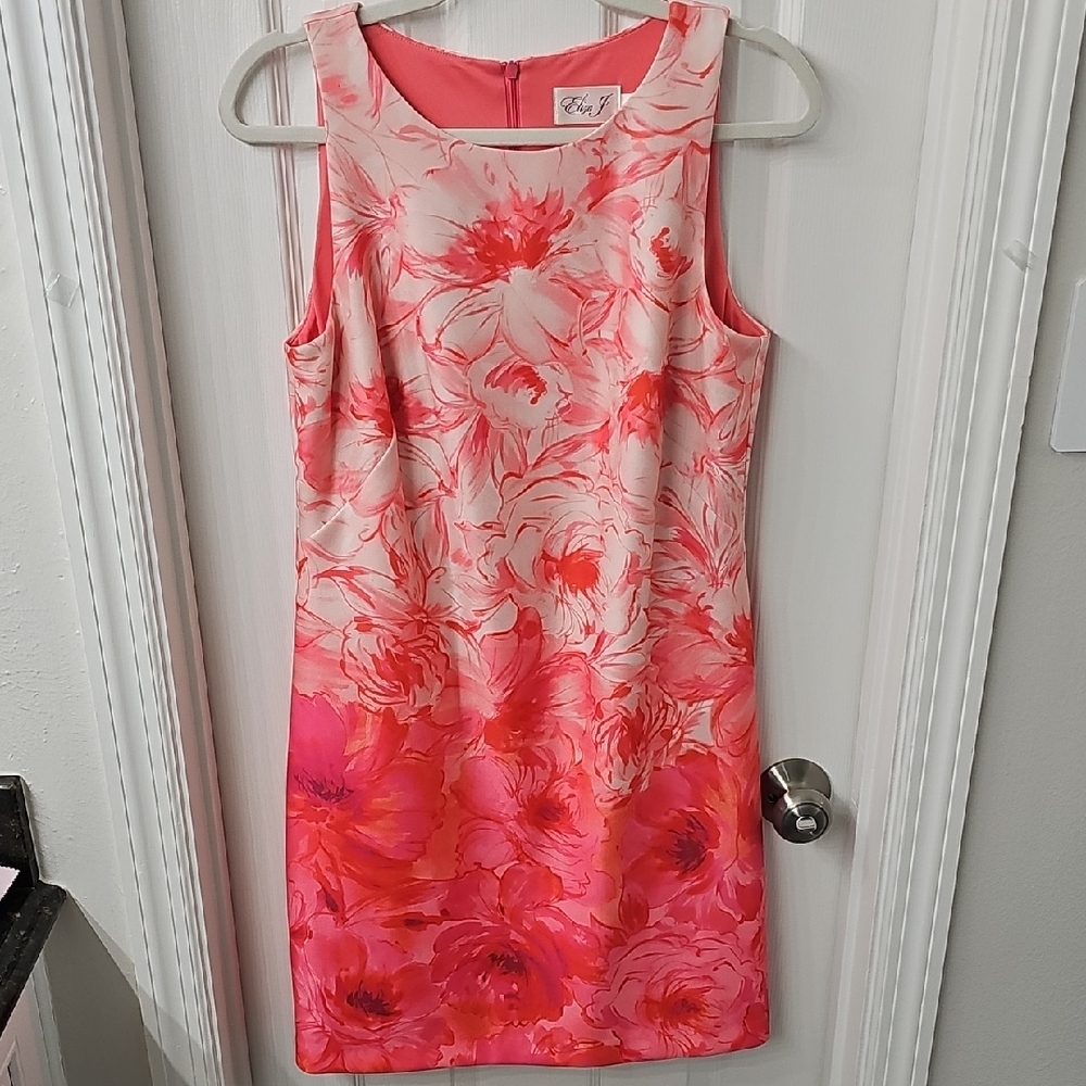 Eliza J Pink Floral Mini Dress